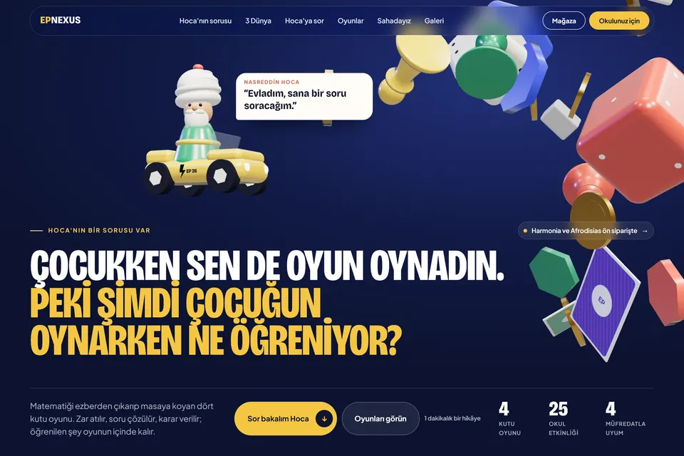 EP Nexus — website home page