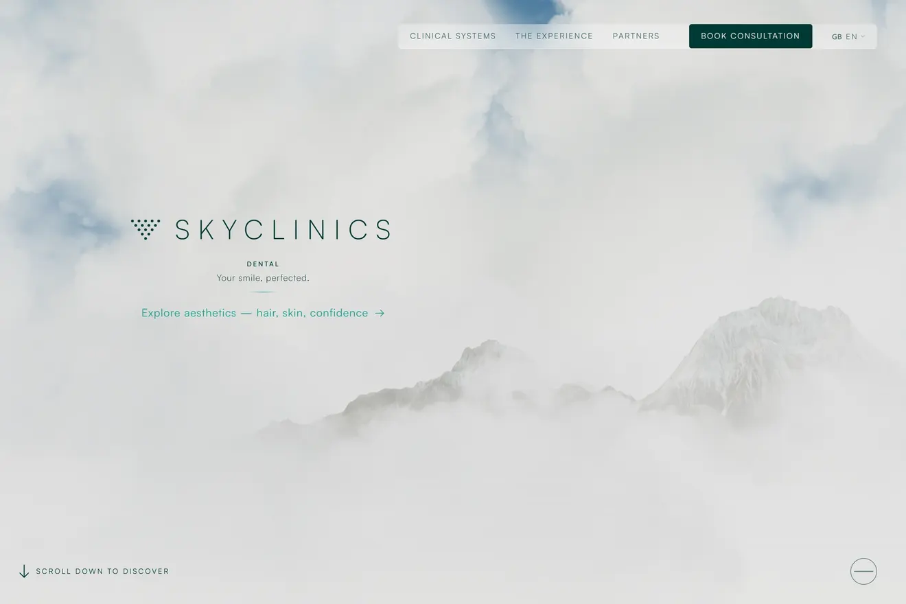 SkyClinics — Sağlık turizmi · Web + Otomasyon